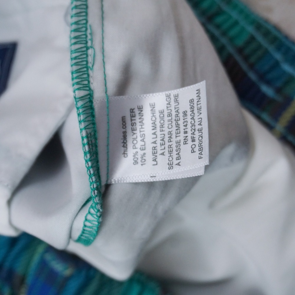 Chubbies Everywhere Golf Plaid Drawstring Casual Pants Stretch Performance Men S - Picture 10 of 11